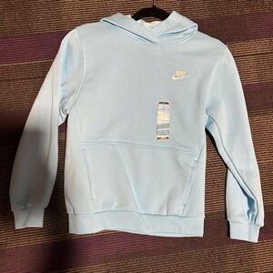 Brand New girls light blue Nike hoodie